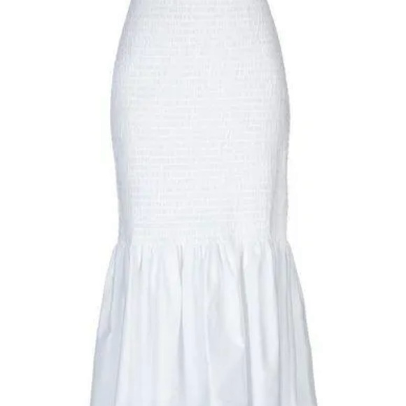 Calvin Klein White Pencil Skirt